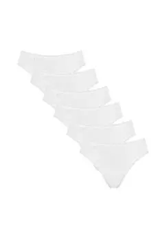 Трусы Tai, набор из 6 шт., 24/7, хлопковое кружево sloggi