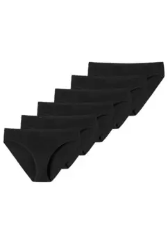 Трусы TAI SLIP 6 PACK Schiesser, черный