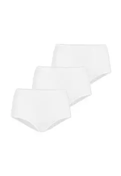 Трусы Teyli 3er Pack: Hohe Taille Baumwoll Classico, белый