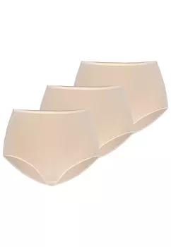 Трусы Teyli 3er Pack: Hohe Taille Mesh Retro, бежевый