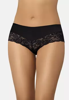 Трусы Teyli Baumwoll mit floraler Spitze Amur, черный