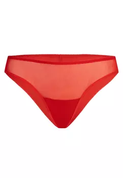 Трусы Teyli Brasilianische s aus Mesh Tati, красный