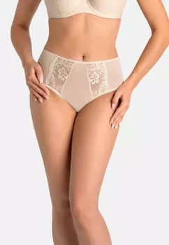 Трусы Teyli Hohe Taille mit floraler Spitze Estel, бежевый