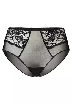 Трусы Teyli Hohe Taille mit floraler Spitze Vida, черный