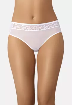 Трусы Teyli Mesh mit floraler Spitze Sassi, белый
