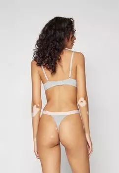 Трусы THONG 2 PACK Emporio Armani, светло-серый