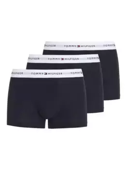 Трусы Tommy Hilfiger Essential Cotton Logo 3 шт, цвет desert/sky
