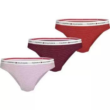 Трусы Tommy Hilfiger Mesh 3 units, розовый/красный