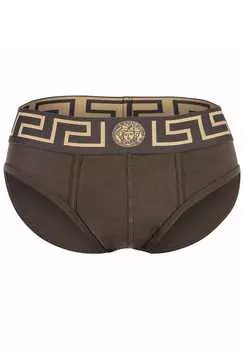 Трусы - топика стрейч хлопок однотонные Versace, мультиколор