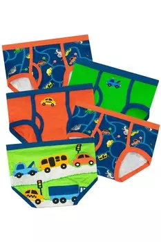 Трусы транспортные 100% хлопок 5 шт в упаковке Harry Bear, мультиколор