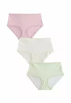 Трусы TRIM KNICKERS 3 PACK MIDI Next, розовый