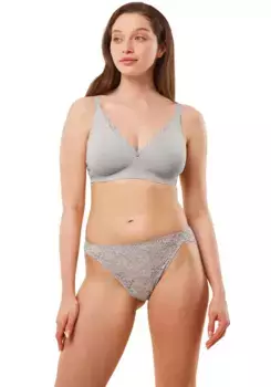 Трусы Triumph "Amourette Highleg Tai", дышащие, серый