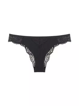 Трусы Triumph Brasilslip Peony Florale Brazilian, черный