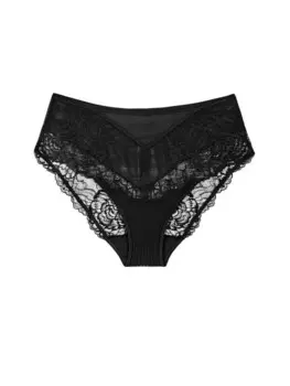 Трусы Triumph Maxislip Peony Florale, черный