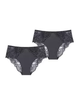 Трусы Triumph Maxislip Wild Peony Florale, цвет pebble grey