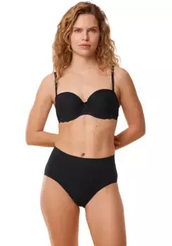 Трусы Triumph "Soft Sculpt Bandeau Maxi", бесшовные, черный