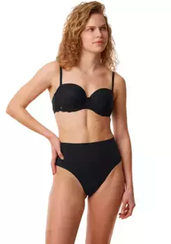 Трусы Triumph "Soft Sculpt Bandeau String", бесшовные, черный