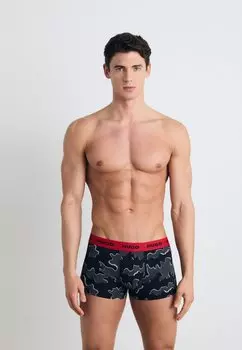 Трусы TRUNK TRIPLET DESIGN 3 PACK HUGO, мультиколор