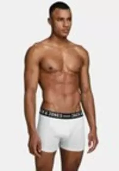 Трусы TRUNKS SENSE UNDERHOSE Jack & Jones, белый