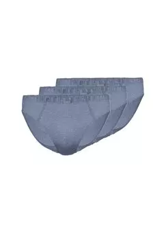 Трусы / трусы из денима, упаковка из 3 шт AMMANN, цвет Blue Indigo