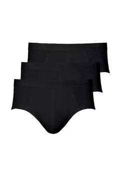 Трусы / трусы комплект из 3 пар повседневные хлопковые Mey, черный