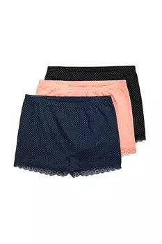 Трусы Ulla Popken Boyshorts, разноцветный
