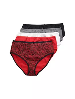 Трусы Ulla Popken Slip, цвет salsa