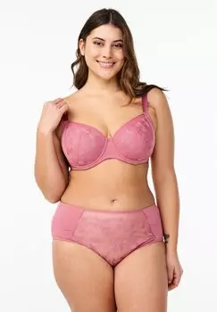 Трусы UND STICKEREI Devoted By Zizzi, светло-красный