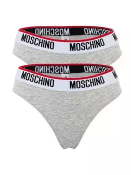 Трусы, упаковка из 2 шт. Love Moschino, серый