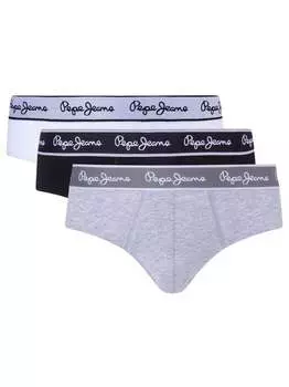 Трусы, упаковка из 3 шт. Pepe Jeans, мультиколор