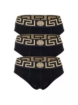 Трусы, упаковка из 3 шт. Versace Jeans, черный