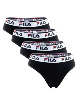 Трусы, упаковка из 4 шт. Fila, черный