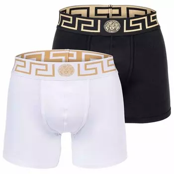 Трусы VERSACE Boxer shorts, черный/белый