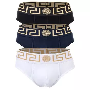 Трусы VERSACE, цвет Night blue/Black/White