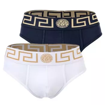 Трусы VERSACE Panty, цвет Night blue/White