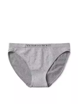 Трусы Victoria's secret Seamless Bikini, серый