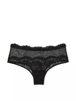 Трусы Victoria's Secret Very Sexy Lace &amp; Mesh Cheeky Panty, чёрный