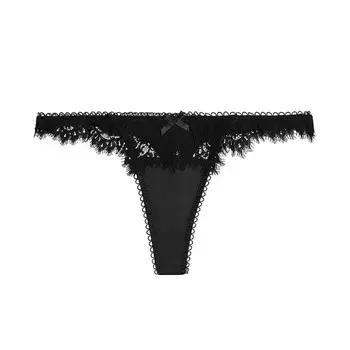Трусы Victoria’s Secret For Love &amp; Lemons Faye Lace, черный