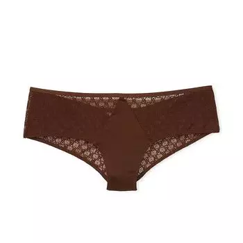 Трусы Victoria's Secret Icon Very Sexy Lace Cheeky, темно-коричневый