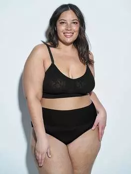 Трусы Victoria's Secret Mindd High-Rise Shaping Brief, черный