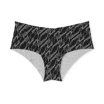 Трусы Victoria's Secret No-Show Cheeky, черный/белый