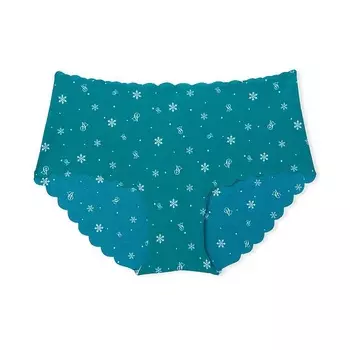 Трусы Victoria's Secret No-Show Hiphugger In Scalloped, бирюзовый