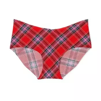 Трусы Victoria's Secret No-Show Hiphugger In Classic, красный/мультиколор