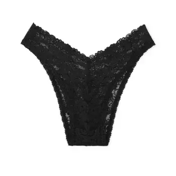 Трусы Victoria's Secret Pink Wink V-front Brazilian, черный