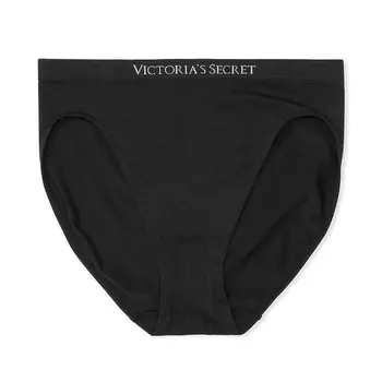 Трусы Victoria's Secret Seamless Dot Brief, чёрный
