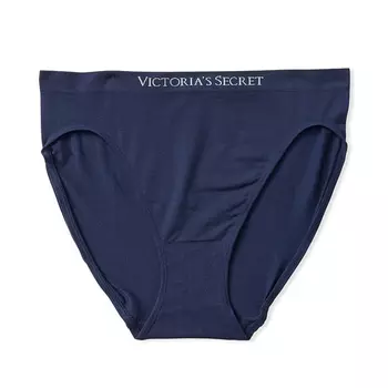 Трусы Victoria's Secret Seamless Dot Brief, тёмно-синий