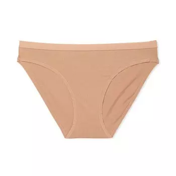 Трусы Victoria's Secret Stretch Cotton Bikini, бежевый