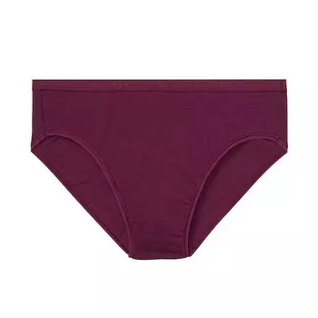 Трусы Victoria's Secret Stretch Cotton High-Leg Brief, бордовый