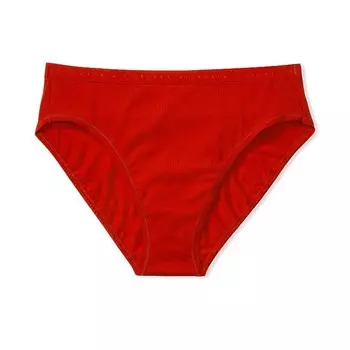 Трусы Victoria's Secret Stretch Cotton High-Leg Brief, красный