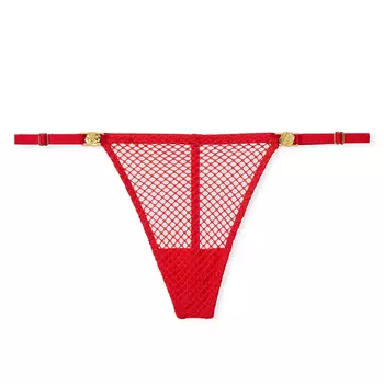 Трусы Victoria's Secret Very Sexy Fishnet V-String, красный